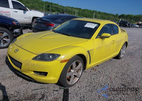 2004 Mazda Rx-8 6 Speed Manual z USA, uszkodzony, nr VIN JM1FE173340122844